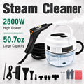 YTAKY Steam Cleaner for Home,Steamer for Cleaning,50.7oz Water Tank,Portable Steam Cleaner with 19 Accessories for Home Cleaning,Grease,Floor,Couch,Window,Car Seat,Tile,Grout,Black